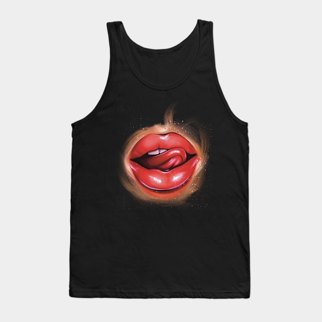 Sweet kiss lips Tank Top by Kartmari